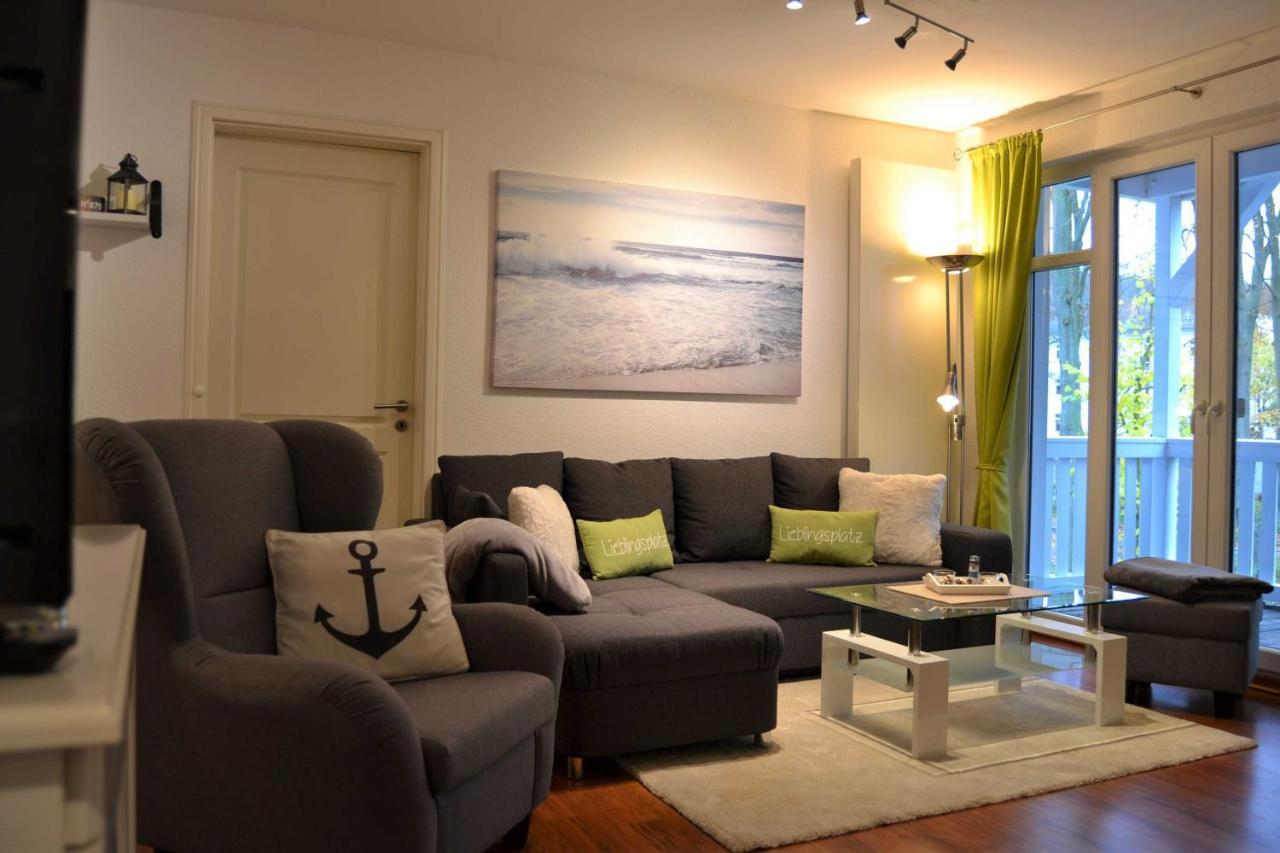 Residenz Prorer Wiek App 7 strandnah in Binz mit Balkon Exterior foto