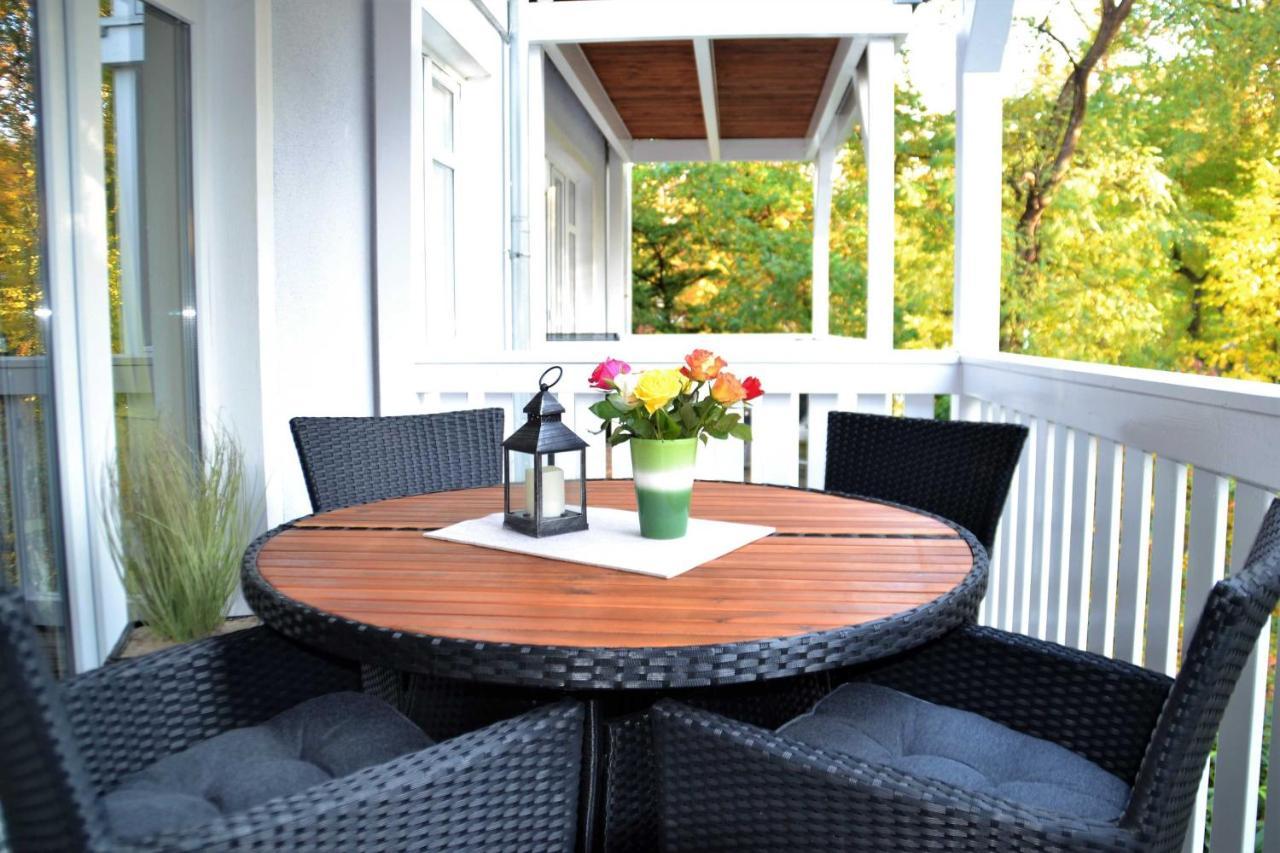 Residenz Prorer Wiek App 7 strandnah in Binz mit Balkon Exterior foto